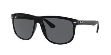 SOLID GRAY LENSES WITH BLACK FRAME