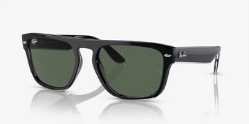 SOLID GREEN LENSES WITH BLACK FRAME