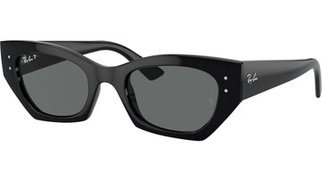 SOLID GRAY POLARIZED LENSES WITH BLACK FRAME