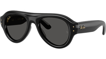 SOLID BLACK LENSES WITH BLACK FRAME