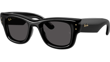 SOLID BLACK LENSES WITH SHINY BLACK FRAME