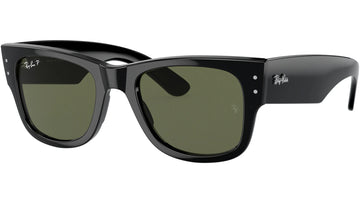 SOLID GREEN POLARIZED LENSES WITH BLACK FRAME