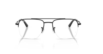 Ray-Ban RX6546I Aviator Eyeglasses in Clear / Black, side view