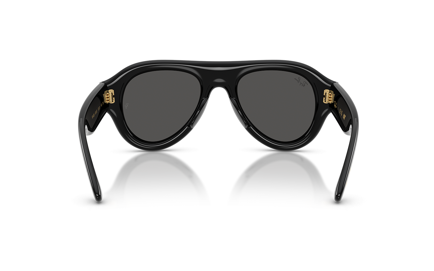 Ray-Ban RB4925 Aviator Sunglasses in Ultra Black / Black, detail view