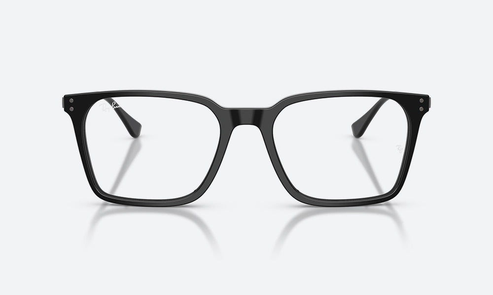 Ray-Ban RX5452 Square Eyeglasses in Black, front view