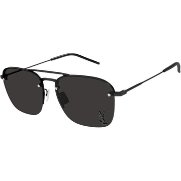 SOLID GRAY LENSES WITH BKACK FRAME