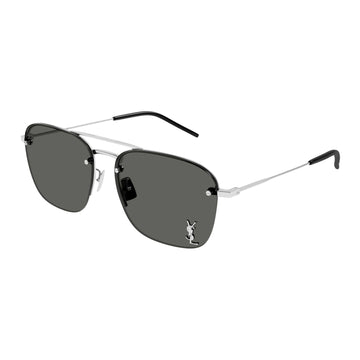 SOLID GRAY LENSES WITH SLIVER FRAME