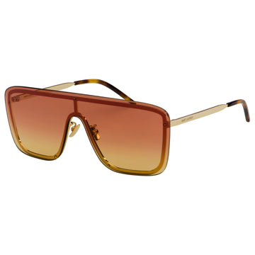 ORANGE GRADIENT LENSES WITH GOLD FRAME