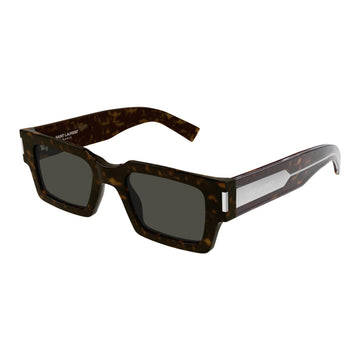 SOLID GRAY LENSES WITH HAVANA FRAME