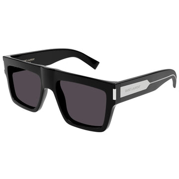 SOLID GRAY LENSES WITH BLACK FRAME