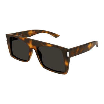 SOLID BLACK LENSES WITH HAVANA FRAME