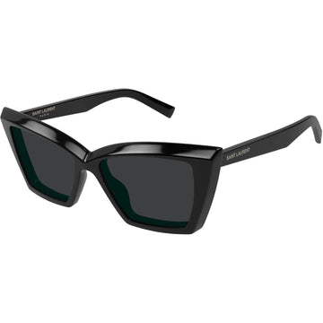 SOLID GRAY LENSES WITH BLACK FRAME