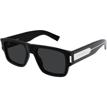SOLID GRAY LENSES WITH BLACK FRAM