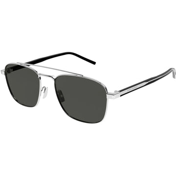 SOLID GRAY LENSES WITH SLIVER FRAME