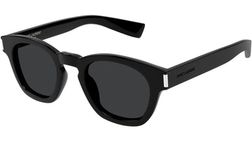 SOLID GRAY LENSES WITH BLACK FRAME