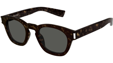 SOLID GRAY LENSES WITH HAVANA FRAME