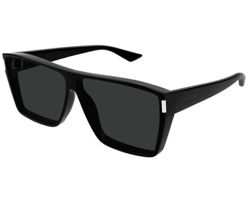 SOLID GRAY LENSES WITH BLACK FRAME