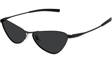 SOLID BLACK LENSES WITH SEMIMATTE BLACK FRAME