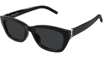 SOLID GRAY LENSES WITH BLACK FRAME