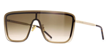 BROWN GRADIENT LENSES WITH GOLD FRAME
