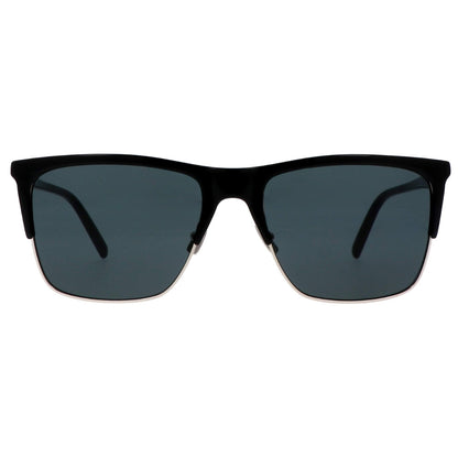 Saint Laurent SL768S Rectangle Sunglasses in Brown Havana, front view