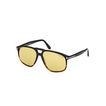 YELLOW LENSES WITH BLACK HAVANA FRAME