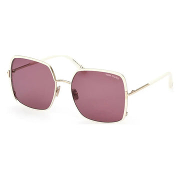 ROSE LENSES WITH OFF WHITE FRAME