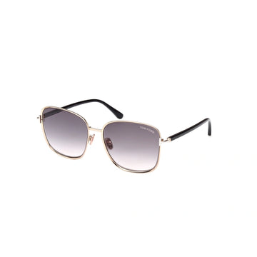 GRAY GRADIENT LENSES WITH ROSE GOLD FRAME