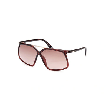 BROWN GRADIENT LENSES WITH DARK TORTOISE FRAME