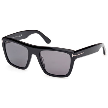 SOLID GRAY POLARIZED LENSES WITH BLACK FRAME