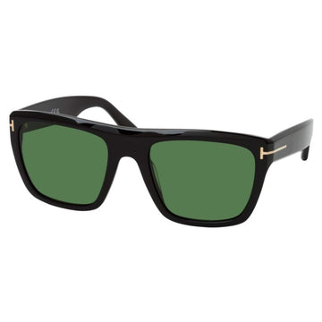 SOLID GREEN LENSES WITH BLACK FRAME