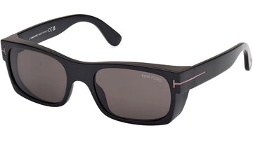 SOLID GRAY LENSES WITH BLACK FRAME