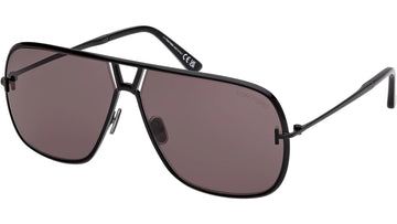 SOLID GRAY LENSES WITH BLACK FRAME