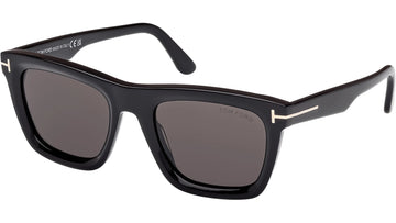 SOLID GRAY LENSES WITH SHINY BLACK FRAME