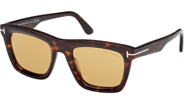 LIGHT BROWN LENSES WITH DARK HAVANA FRAME