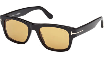 LIGHT YELLOW LENSES WITH BLACK FRAME