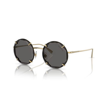 SOLID GRAY LENSES WITH GOLD FRAME