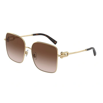 BROWN GRADIENT LENSES WITH GOLD FRAME