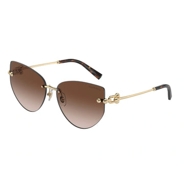 BROWN GRADIENT LENSES WITH GOLD FRAME