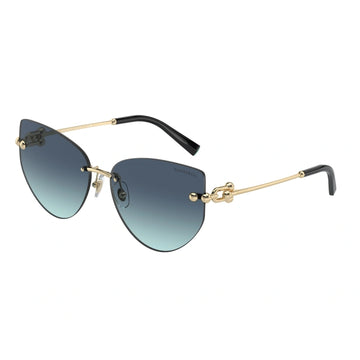 BLUE GRADIENT LENSES WITH GOLD FRAME