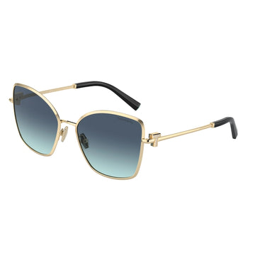 BLUE GRADIENT LENSES WITH ROSE GOLD FRAME