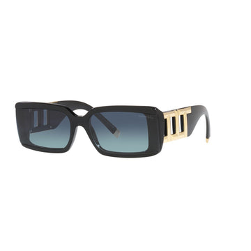 BLUE GRADIENT LENSES WITH BLACK FRAME
