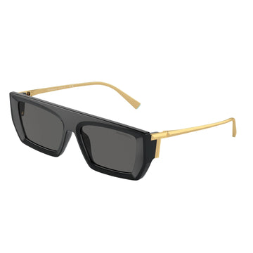 SOLID GRAY LENSES WITH BLACK FRAME