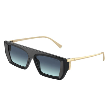 BLUE GRADIENT LENSES WITH BLACK FRAME