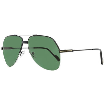 SOLID GREEN LENSES WITH BLACK FRAME