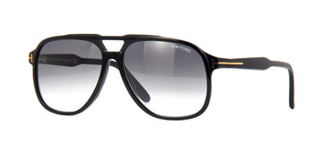 GRAY GRADIENT LENSES WITH BLACK FRAME