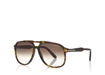 BROWN GRADIENT LENSES WITH HAVANA FRAME