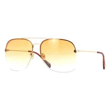 YELLOW GRADIENT LENSES WITH GOLD FRAME