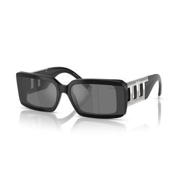 GRAY MIRROR LENSES WITH BLACK FRAME