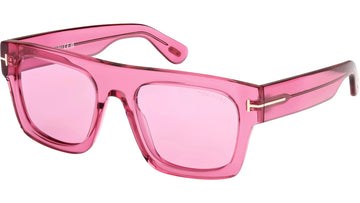 LIGHT PINK LENSES WITH SHINY DARK FUXIA FRAME